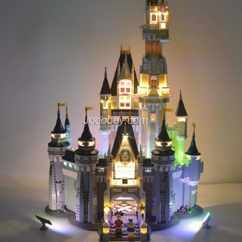 Diy led light up kit for cinderella princess castle 71040