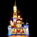 Diy led light up kit for cinderella princess castle 71040