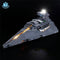 Diy led light up kit for imperial star destroyer 75055