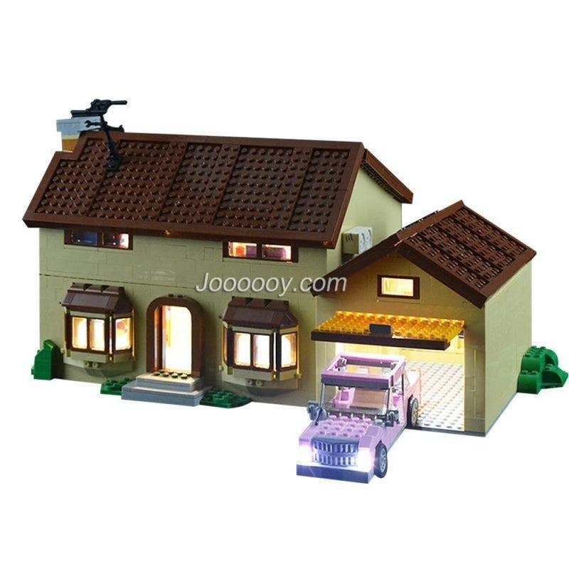 Diy led light up kit for the simpsons house 71006