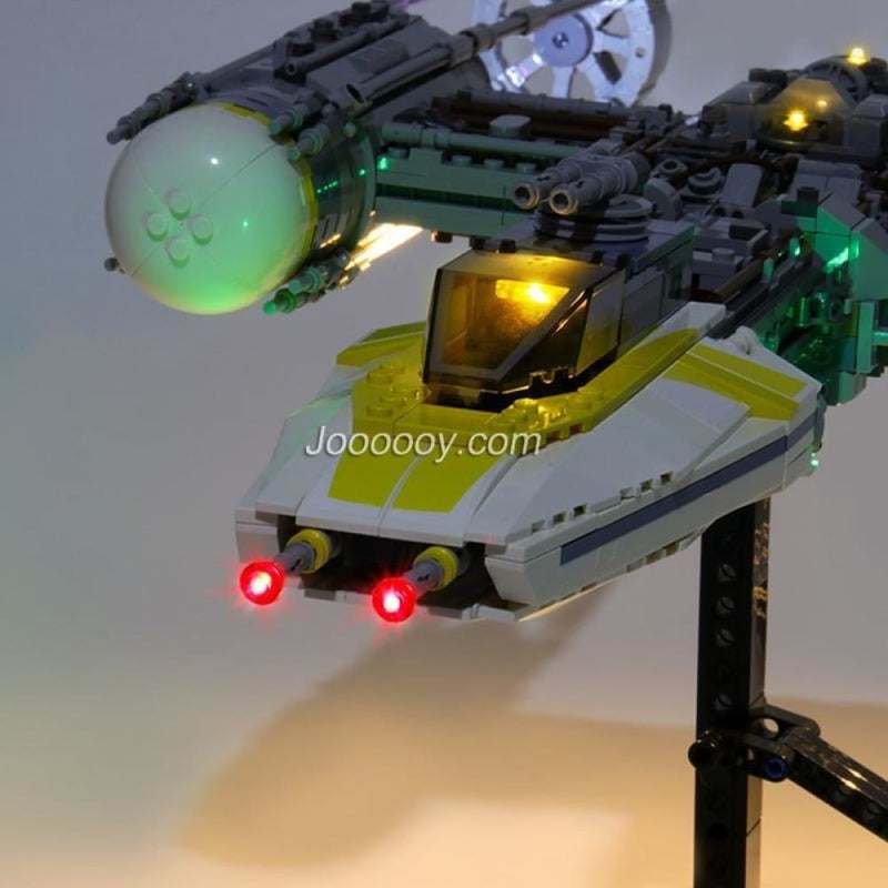 Diy led light up kit for y-wing starfighter 75181