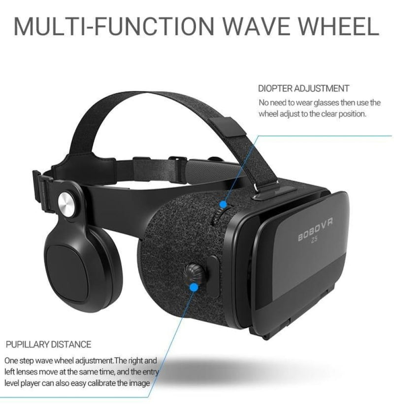 Dragon zx5 vr gaming stereo 3d headset - computer 
