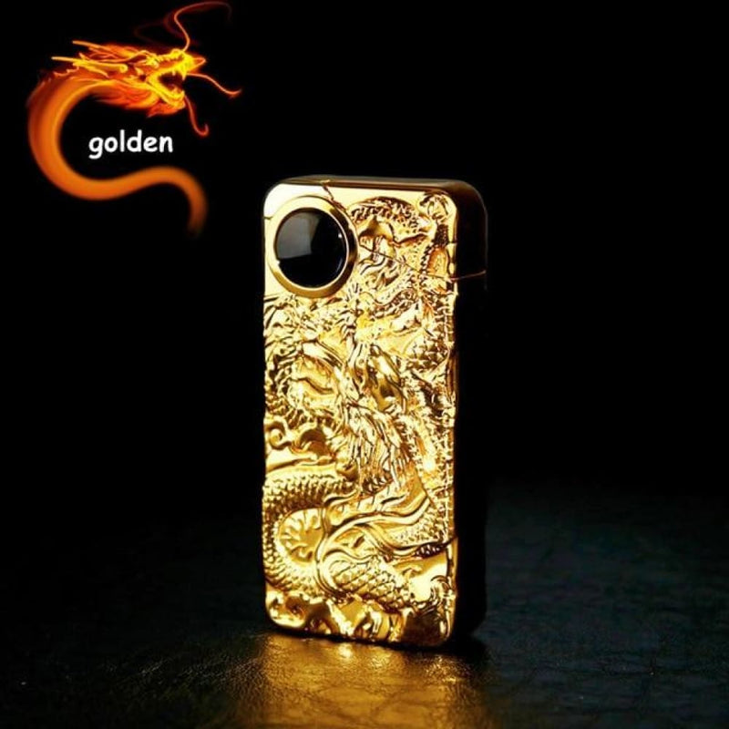 ELECTRIC LIGHTER 2019. TYPE X “Light Up In Style!” ELECTRIC LIGHTER ELECTRONICS-HEAVEN golden 