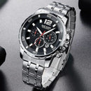 Epic Stainless Steel Chronograph Watch