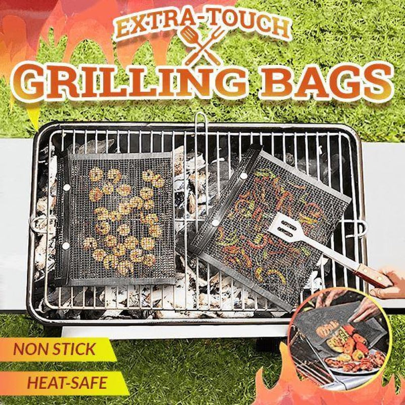 Extra-touch grilling mesh bags - s (24cm x 14cm) - kitchen
