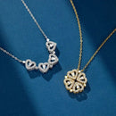 Four-Leaf Clover Heart Necklace