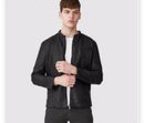 Faux spring fall thin men’s leather jacket