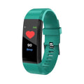 Fitsmart™ blood pressure sleep monitoring smartwatch - green
