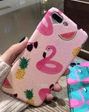 Flamingo hearts iphone case - pink / for iphone 6 6s