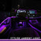 Flash-install neon car decor stripe - purple / usb - car 