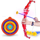 Foldable Bow Arrow Toy Set Hot Sale Outdoor Plastic Shooting Toys Slingshot Simulation Sports Games For Kids - ELECTRONICS-HEAVEN