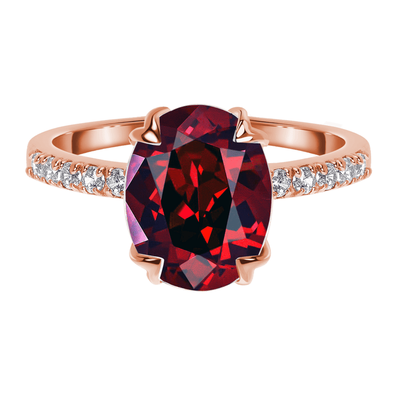 Garnet ring - harlow - garnet ring