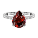 Garnet ring - nymph - garnet ring