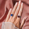 Garnet ring - nymph - garnet ring