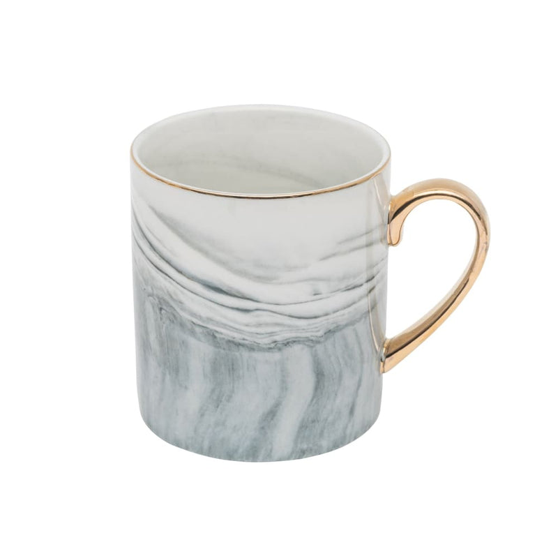 Gilded Mug - Grey / Set of 2 - Mug