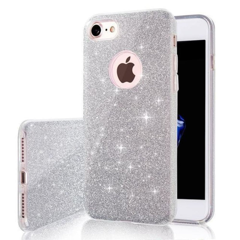 Glitter iphone case - silver / for iphone 6 6s