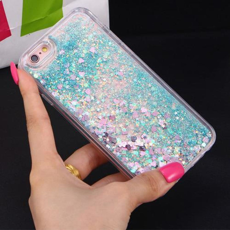 Glitter iphone case - green / for iphone 5 5s se