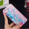 Glitter iphone case - blue / for iphone 5 5s se