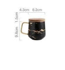 Goldtiek mug - black / wooden lid - mug