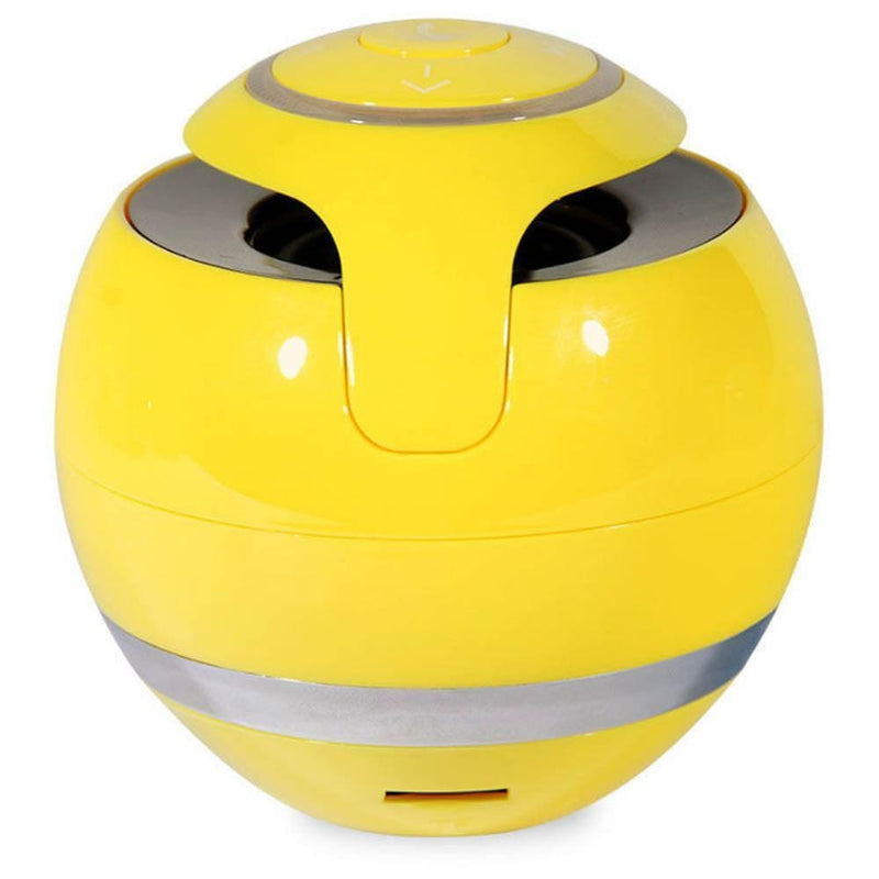 Heavy bass portable mini bluetooth wireless speaker - yellow