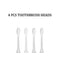 High Quality Electric Rechargeable Sonic toothbrush With 4 Cleaning Modes Electric toothbrush ELECTRONICS-HEAVEN 4pcs white heads 