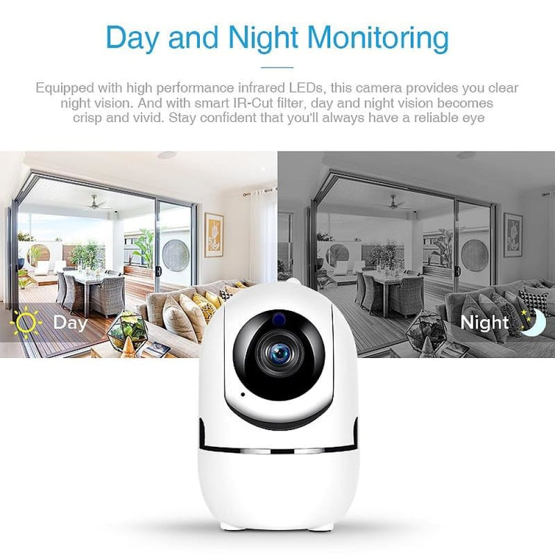 IP Camera WiFi Home Security Camera IP 360 Night Vision Baby Monitor Indoor Mini Surveillance CCTV Wireless Wifi Home Camera - ELECTRONICS-HEAVEN