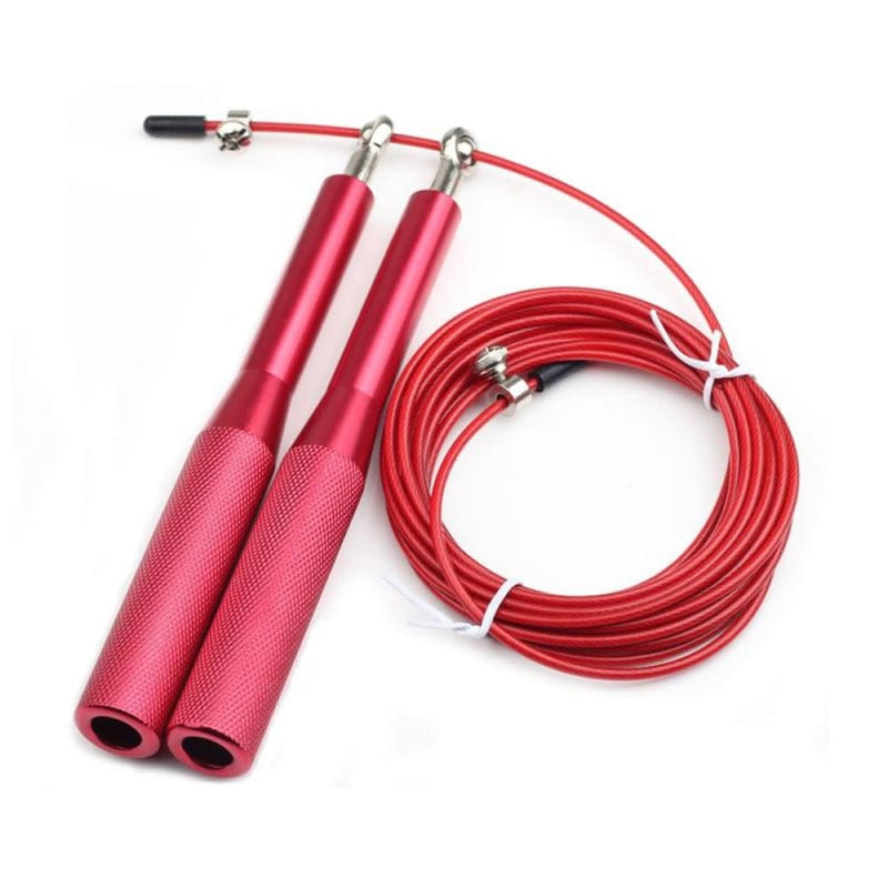 Jump Rope Ultra-speed Skipping Rope Steel Wire jumping ropes for Boxing Gym Fitness Training 3 Meters Adjustable Speed Gym - ELECTRONICS-HEAVEN