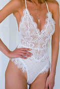 Kathleen - 1 piece lace lingerie - s / white - lingerie