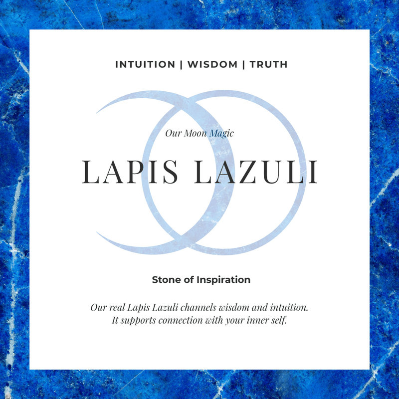Lapis lazuli pendant sway - september birthstone - lapis 