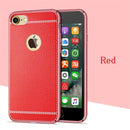 Leather luxury iphone case - red / for iphone 5