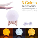LED moon lamp, Choose 2-16 Color Models LED moon lamp ELECTRONICS-HEAVEN 3 colors Tap Moon 10cm 