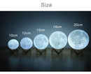 LED moon lamp, Choose 2-16 Color Models - ELECTRONICS-HEAVEN