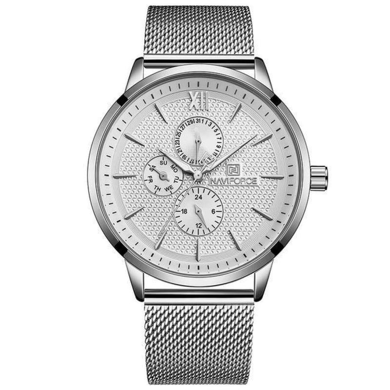Lexico Minimalist Ultra Thin Watch - Silver