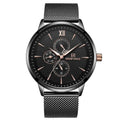 Lexico Minimalist Ultra Thin Watch - Black