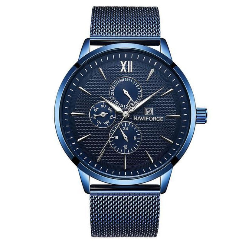 Lexico Minimalist Ultra Thin Watch - Blue