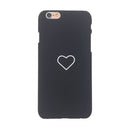 Love heart iphone case - black / for iphone 6plus 6sp