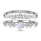 Loveliness ring & wreath band - 925 sterling silver / 5 - 