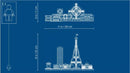 Lp17015 architecture skyline collection paris