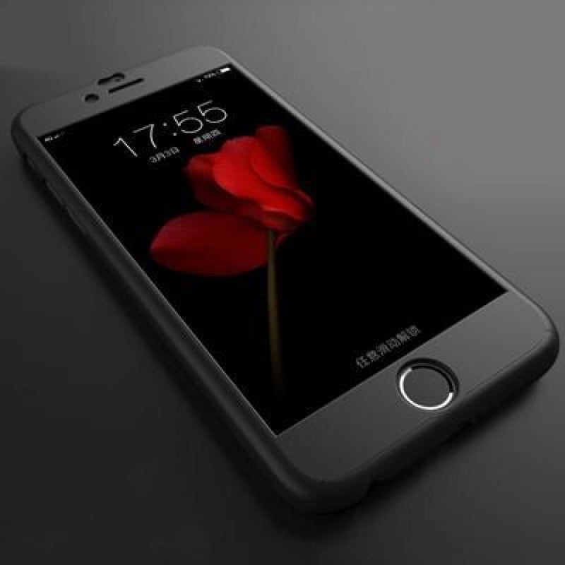 Luxury glossy iphone case - silky black / for iphone 7 plus