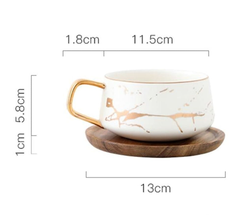 Luxury Marble Coffee Mugs - 320ML / no spoon