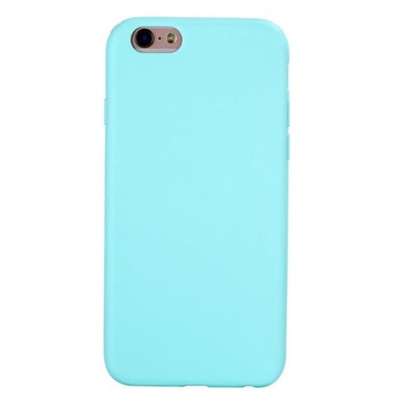 Macarons color silicon iphone case - mint / for iphone 6 