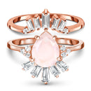 Maxime ring & sovereign band - 14kt rose gold vermeil / 5 - 