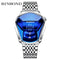 Men’s Luxury Military Fashion Sport Watch - silver blue