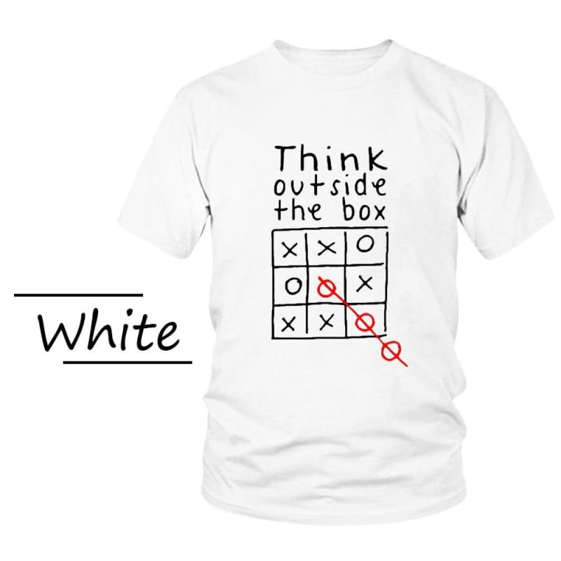 Men's T-Shirts "Think Outside The Box" - ShopRight