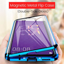 Metal Magnetic Adsorption Glass Case For Phone. Huawei Nova 5T, Honor 20 Magnetic case ELECTRONICS-HEAVEN 