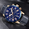 Meteor Chronograph Leather Watch