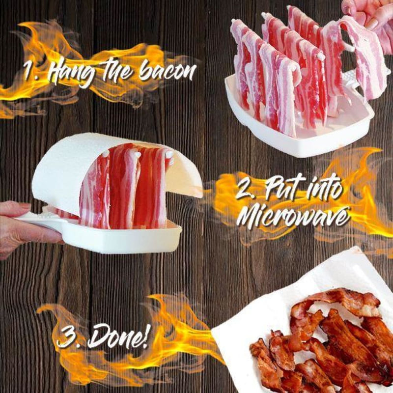 Microwave bacon rack - kitchen