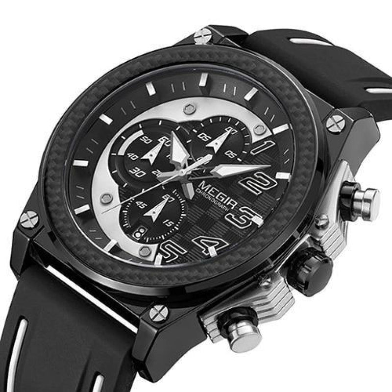 Miler Sports Chronograph Quartz Watch - White