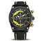 Miler Sports Chronograph Quartz Watch - Yellow