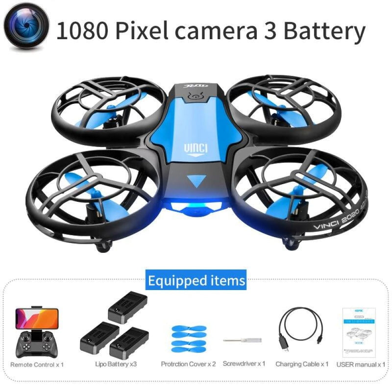 Mini Drone 4K 1080P HD Camera WiFi Fpv Quadcopter - 1080P 